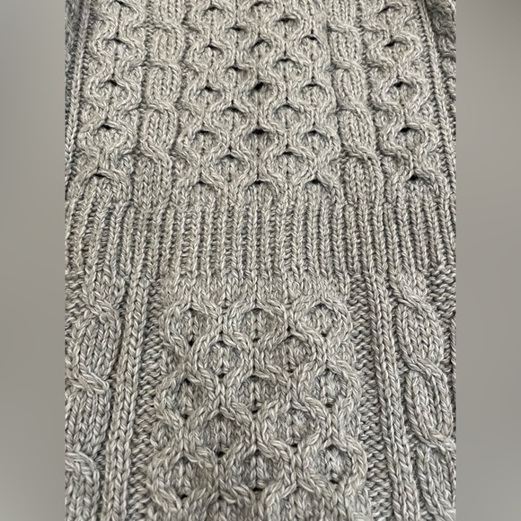 Aran Sweater Market blue cabled cardigan - Picture 10 of 14